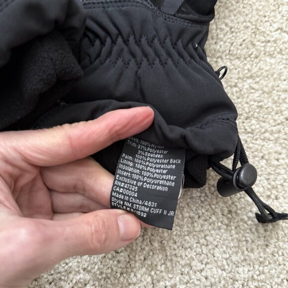 Kombi Junior Black Ski or Winter Sport Gloves - Picture 3 of 4